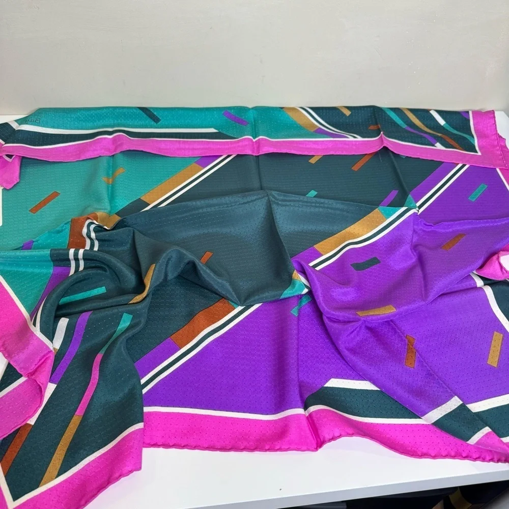 BAYRON MILANO LARGE Silk Scarf In MADE IN ITALY